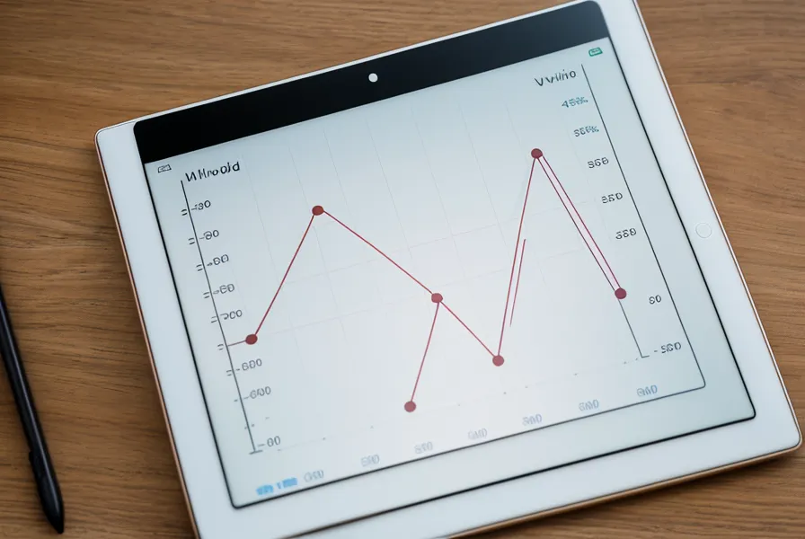 Tablet zeigt eine ansteigende SEO-Kurve als Nebeneffekt einer barrierefreien Website