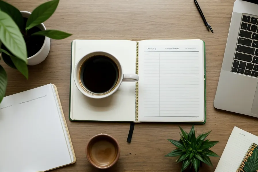 Handschriftliche DSGVO-Checkliste einer Solopreneurin für die eigene Datenschutzerklärung im Notizbuch