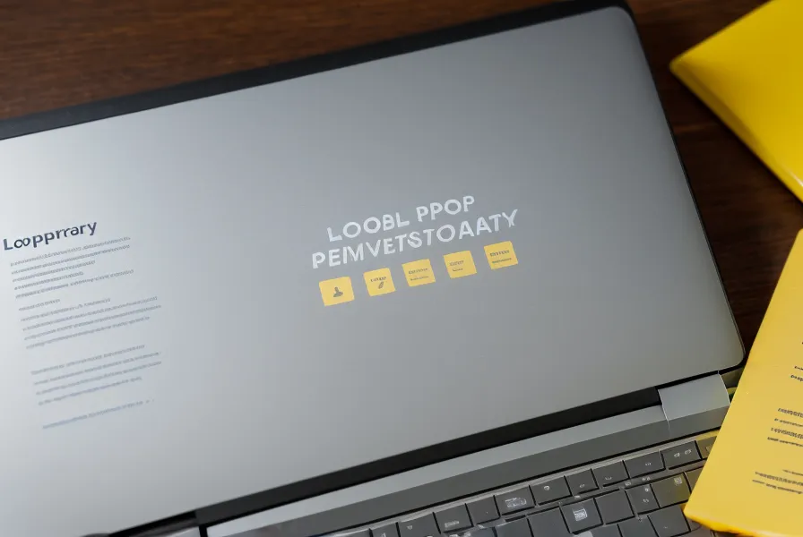 Datenschutzerklärung und AV-Vertrag Unterlagen für DSGVO-konforme Videokonferenz-Tools auf einem Laptopbildschirm