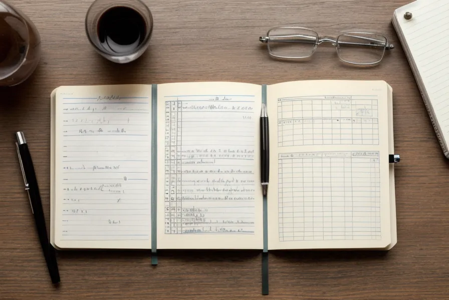 Website-Sicherheit und DSGVO-Freelancer Notizen zu SSL-Verschlüsselung handschriftlich im Notizbuch festgehalten
