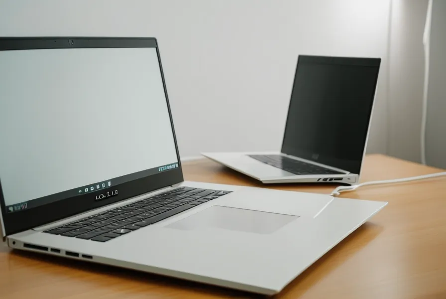 Nahaufnahme eines Laptop-Bildschirms mit Fehlermeldung nach einem fehlenden Website-Backup
